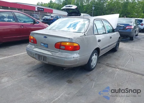 2002 Chevrolet Prizm из США, поврежденный, VIN 1Y1SK52802Z408768